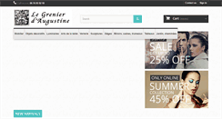 Desktop Screenshot of legrenierdaugustine.com